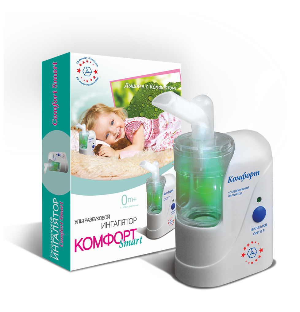 Купить Ингалятор ультразвуковой "Комфорт-02 "Смарт" Ингалятор ультразвуковой "Комфорт-02 "Смарт"