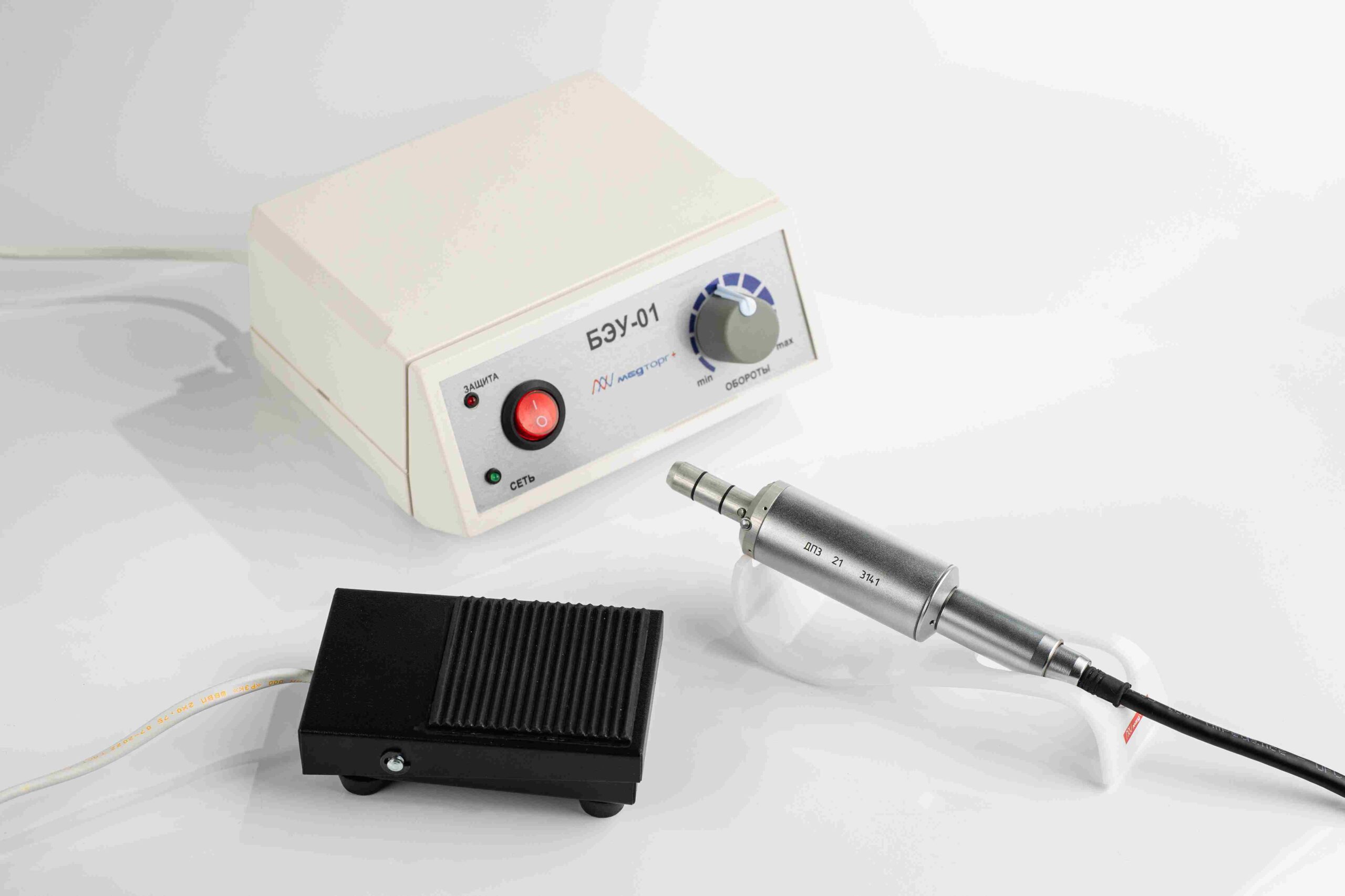 Настольная бормашина электрическая универсальная БЭУ-01.03 220 В с коллекторным двигателем ДП-3