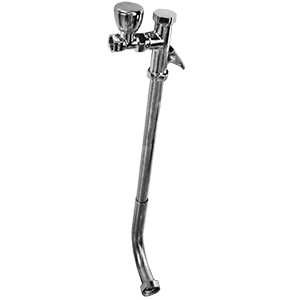 Кран смывной РЫЧАГ С МЕТАЛЛИЧЕСКОЙ ТРУБОЙ, ВЕНТИЛЬ 3/4