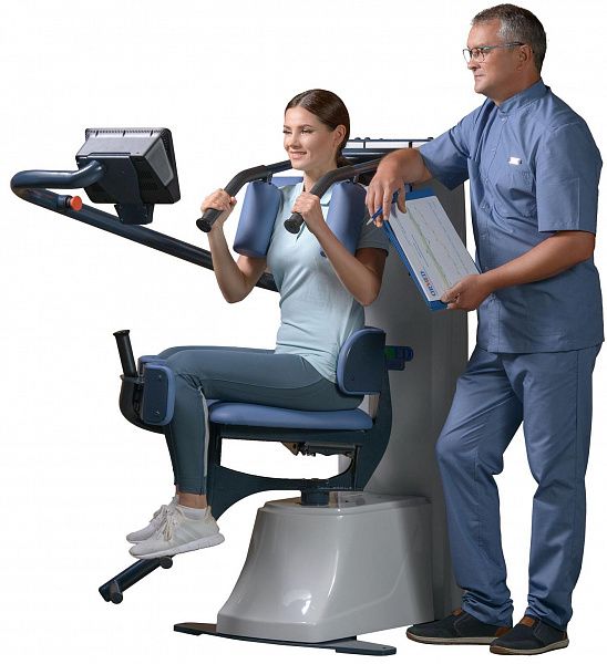 Купить Ormed Strong Back Т040 тренажер с БОС для пояснично-грудного вращения Ormed Strong Back Т040 тренажер с БОС для пояснично-грудного вращения