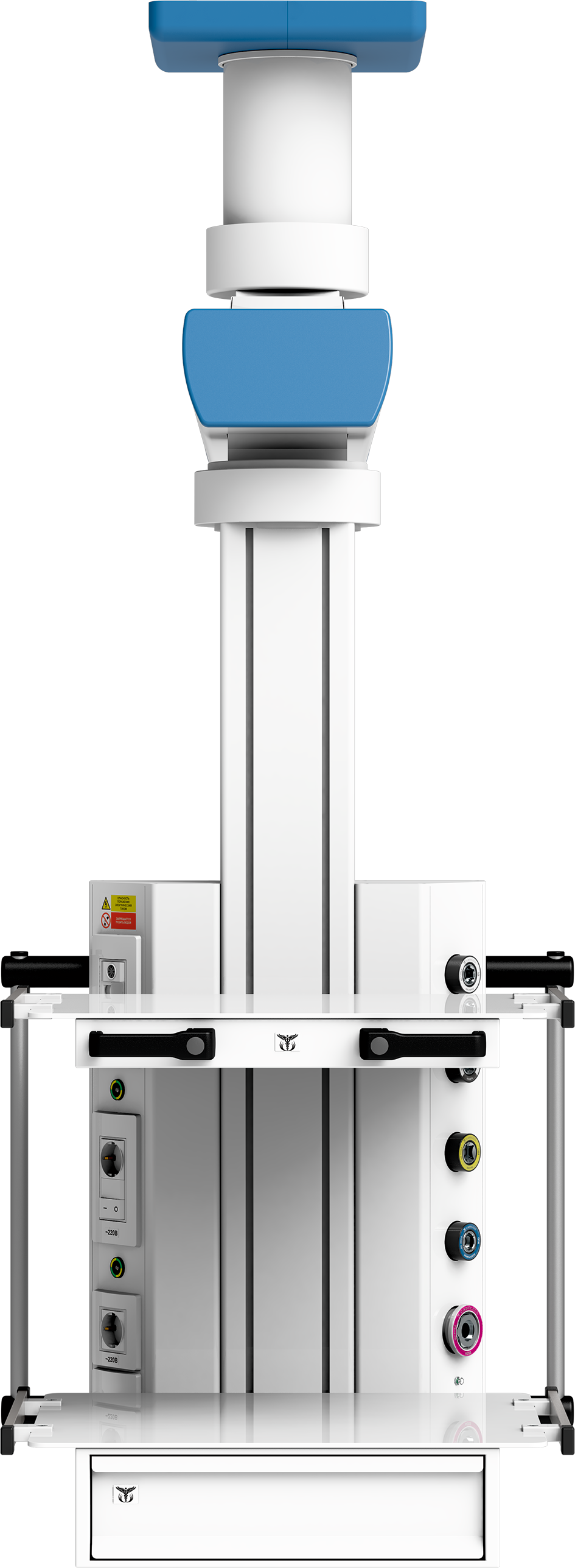 Потолочная одноплечевая медицинская консоль CADUCEUS C1E-V