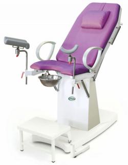 Гинекологическое кресло КГМ-4 - бюджетная модель с ручной регулировкой положения спинки и сиденья при помощи пневмопружины.