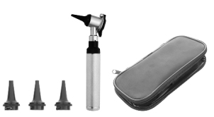 Otoscope set in pouch «bayonet»