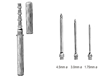 Universal Trocar and Cannula set/3 P/Handle