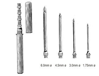 Universal Trocar and Cannula set/4 P/Handle