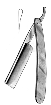 Section Razor, hollow ground on one side