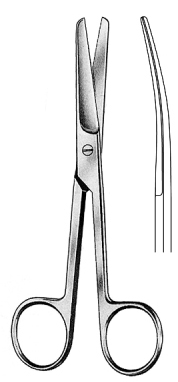 Op-Scissors bl/bl cvd 14.5cm