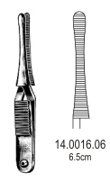 Johns-Hopkins Haemostatic Fcps str 6.5cm