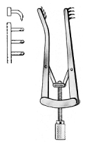 Alm Retractor sharp 7cm