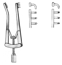 Alm Retractor blunt 7cm