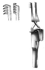 Retractor (Kaupp) self retaining sharp 10.5cm