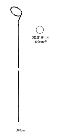 Endarterectomy striper Ø 6mm, 50cm