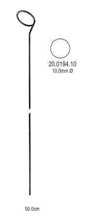 Endarterectomy striper Ø 10mm, 50cm