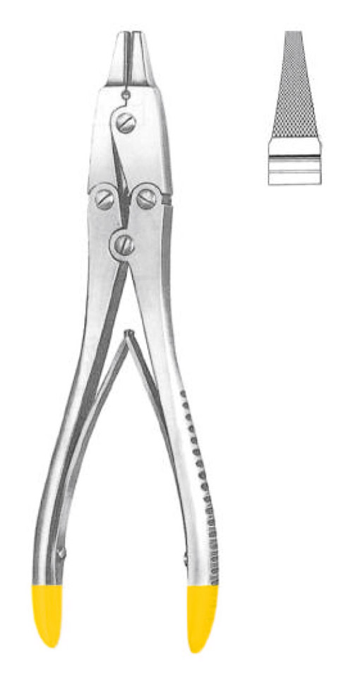 Wire Twisting Plier dbl action 2mm, 18cm TC