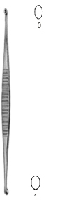 Williger Double Curette 13.5cm Fig.0/1