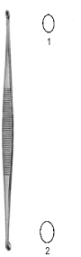 Williger Double Curette 13.5cm Fig.1/2