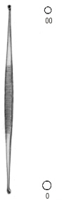 Martini Double Curette 13.5cm Fig.00/0