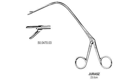 JURASZ Larynx Fcps downward 23cm, Fig.3