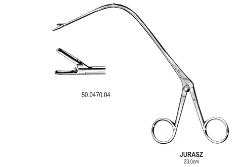 JURASZ Larynx Fcps upward 23cm, Fig.4